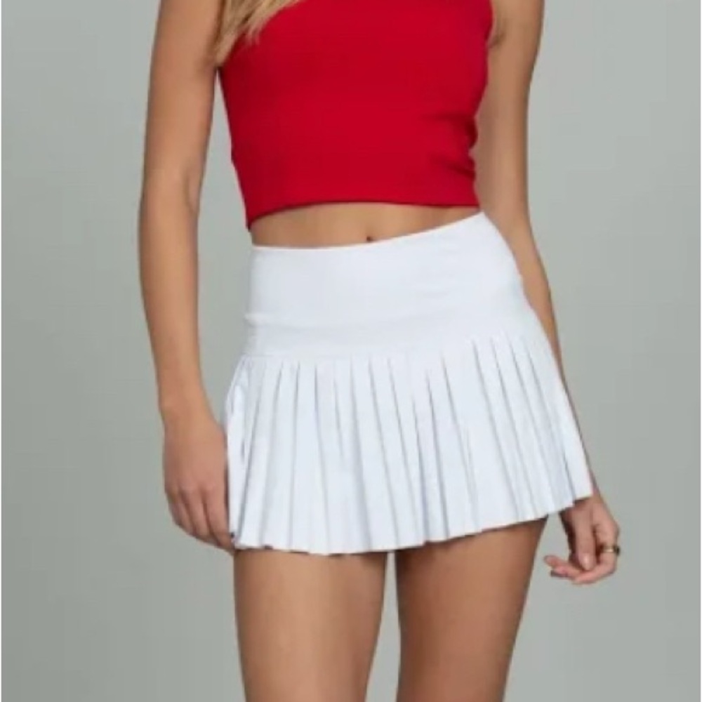 White gold hinge skirt M